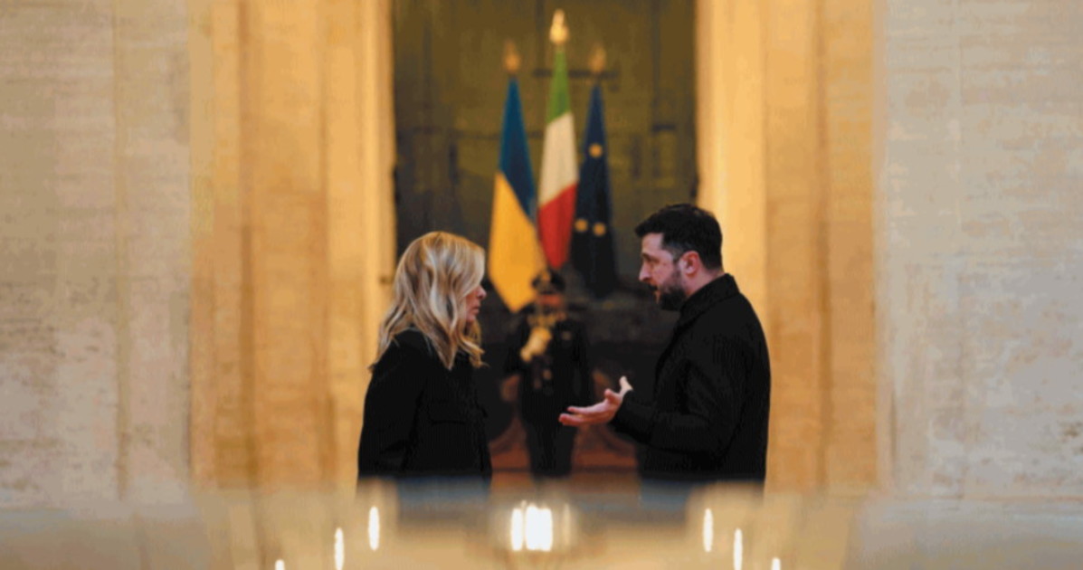 Zelensky a Roma, ora Meloni è il ponte tra Kiev e Trump Zelensky a Roma, ora Meloni è il ponte tra Kiev e Trump