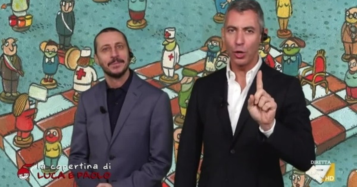 la copertina di luca e paolo oggi