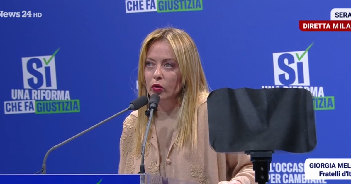 Giorgia Meloni all
