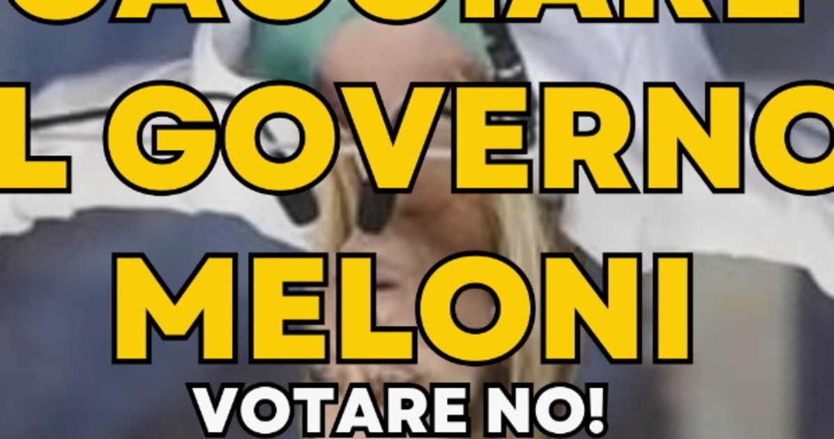 Referendum, "mobilitiamoci" e la foto di Meloni a testa in giù: ecco chi invita alla Camera il M5s