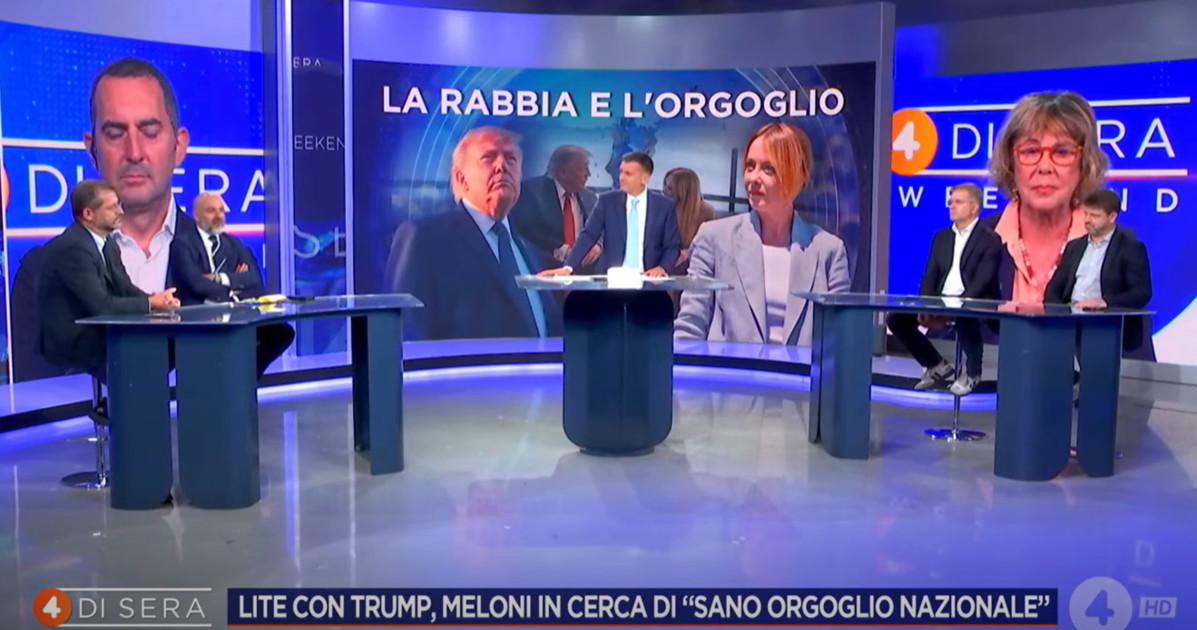 4 di sera la mia fonte mi ha detto 100 meloni trump bomba di rossi hawkins da Liberoquotidiano.it 4 di sera la mia fonte mi ha detto 100 meloni trump bomba di rossi hawkins