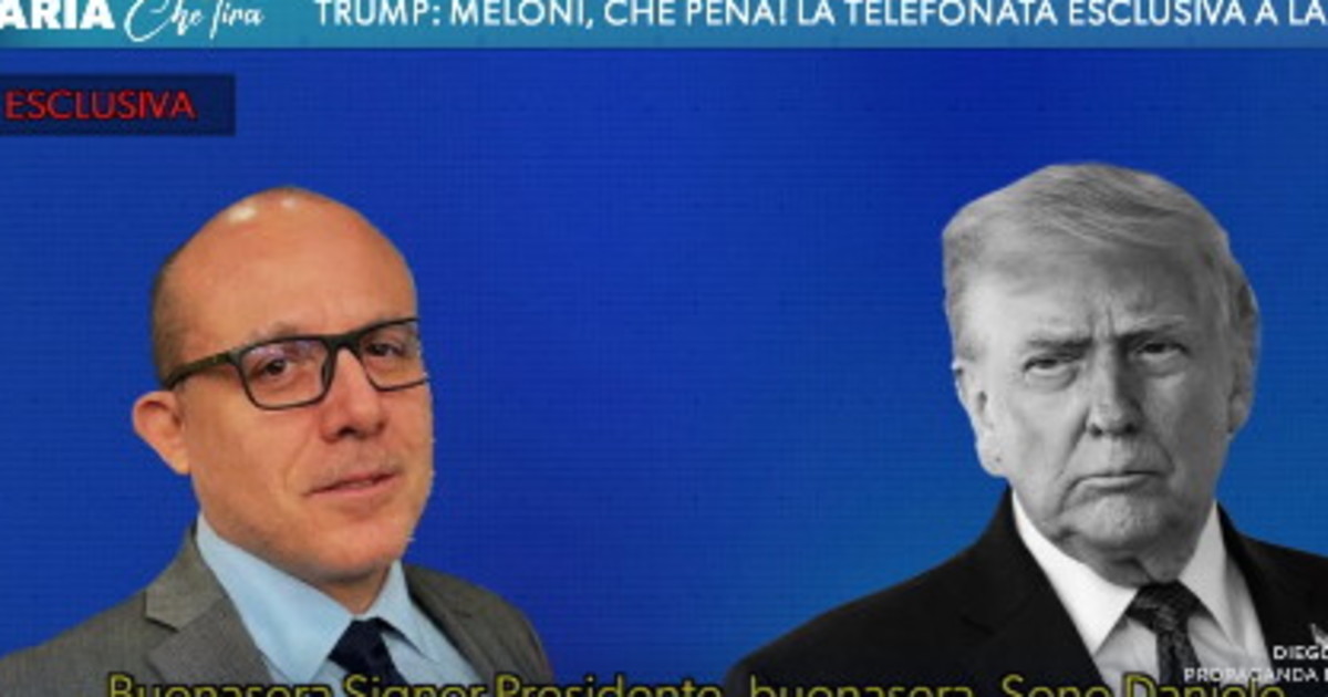 l aria che tira l audio della telefonata in cui trump infanga meloni ecco cosa dice il tycoon da Liberoquotidiano.it l aria che tira l audio della telefonata in cui trump infanga meloni ecco cosa dice il tycoon