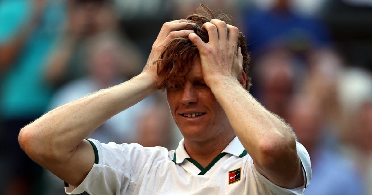 Image accompanying Libero Quotidiano coverage of Jannik Sinner’s Wimbledon winnings and UK tax exposure