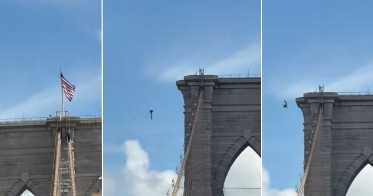 new york si lancia nudo dal ponte di brooklyn come finisce da non credere da Liberoquotidiano.it new york si lancia nudo dal ponte di brooklyn come finisce da non credere