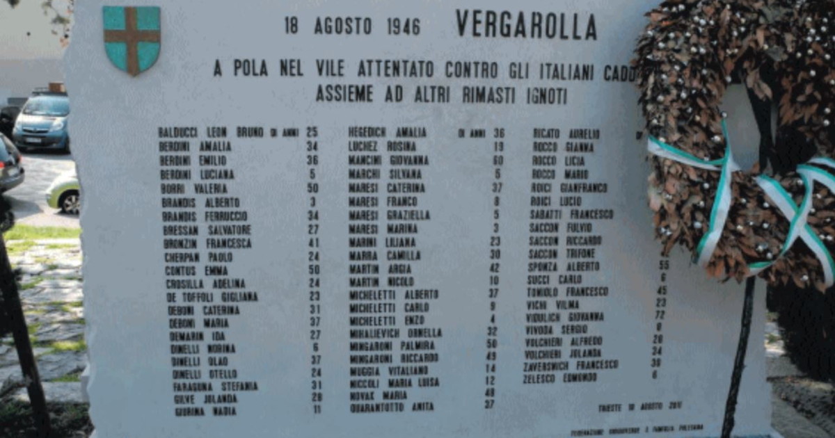 ottant8217anni di silenzio rosso sui morti italiani di pola da Liberoquotidiano.it ottant8217anni di silenzio rosso sui morti italiani di pola
