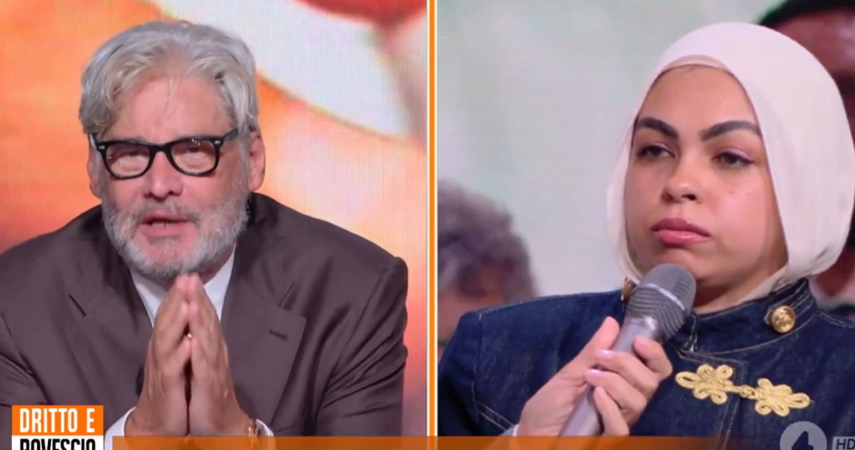 dritto e rovescio del debbio sbotta con l islamica in italia 232 illegale da Liberoquotidiano.it dritto e rovescio del debbio sbotta con l islamica in italia 232 illegale
