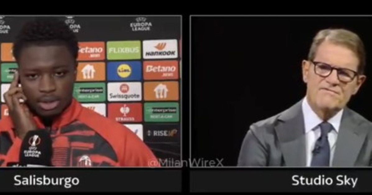 milan cisse gelato in diretta da fabio capello non prendere questo vizio da Liberoquotidiano.it milan cisse gelato in diretta da fabio capello non prendere questo vizio