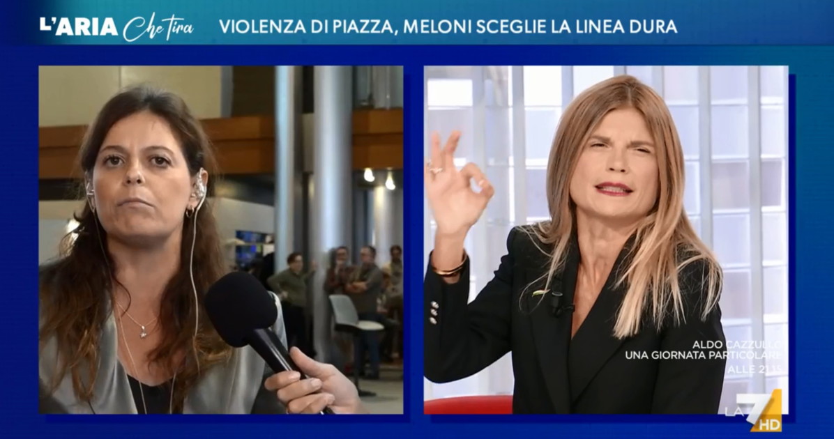 l aria che tira scintille ravetto salis ce la fa o no becera propaganda da Liberoquotidiano.it l aria che tira scintille ravetto salis ce la fa o no becera propaganda